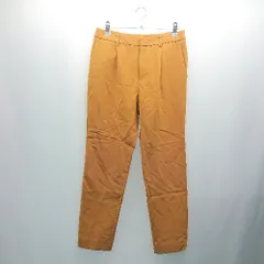 ◇ LAUTREAMONT ロートレアモン 裏起毛 ワンタック ストレッチ シンプル オシャレ パンツ サイズ38 ブラウン レディース E  【1307210002992】