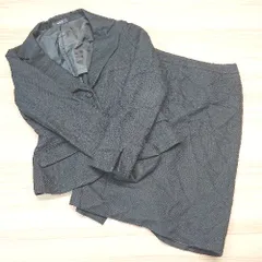 ◇ COMME CA ISM コムサイズム シンプル カジュアル 大人っぽい 膝丈 セットアップ 表記なし ブラック レディース E  【1307210007218】