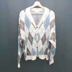 ◇ MONO-MART モノマート シンプル カジュアル ゆったりめ ニット 長袖 カーディガン サイズM アイボリー系 レディース E  【1307210007140】