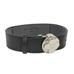 LOUIS VUITTON ブラスレ ヴー グッドラック ブレスレット レザー ブラック モノグラム M64447