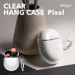 Google Pixel Buds Pro ケース クリア カバー カラビナ 付 耐衝撃 クリアケース Google PixelBudsPro GooglePixelBudsPro バッツプロ elago CLEAR HANG CASEのサムネイル