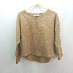 ◇ GREEN LABEL RELAXING 無地 シンプル 大人っぽい おしゃれ 長袖 セーター 表記なし ブラウン レディース E  【1307210008420】