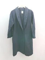 ◇ NICO. 大人っぽい 秋コーデ 冬コーデ シンプル 長袖 コート サイズ38 ブラック レディース E  【1307210008178】