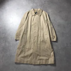 GQ4458◇Burberrys' : 80's-90's ステンカラーコート ◇94-175◇裏地ノバチェック柄 ヴィンテージ バーバリーズ
