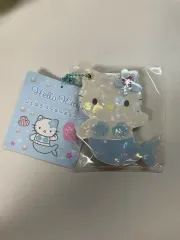 ハローキティ シェル ミラー キーチェーン イン アリエル キーホルダー