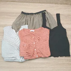 ◇ 《 イーハイフンワールドギャラリー まとめ売り4点セット サイズF スカート/ニット/カーディガン レディース 》 E  【1307210010041】