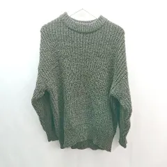 ◇ AMERICAN HOLIC カジュアル シンプル 秋冬　リブ 長袖 ニット サイズF ブラウン レディース E  【1307210012236】