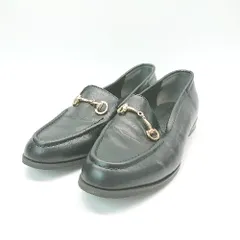 ◇ SENSE OF PLACE by URBAN RESEARCH カジュアル レザー ゴールドチャーム ローファー サイズL ブラック レディース E  【1307210011802】