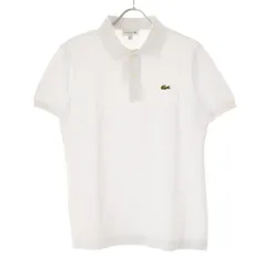【LACOSTE】F8455 CLASSIC FIT ワンポイント刺繍 鹿の子半袖ポロシャツ