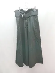 ◇ ◎ jeanasis ハイウエスト カジュアル シンプル ガーリー ロング丈 フレア スカート サイズFREE ブラック レディース E  【1307210013530】