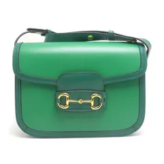 グッチ ホースビット 1955 ミディアム ショルダーバッグ 602204 緑
