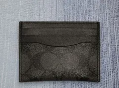 COACH コーチ カードケース 58110 cqbk チャコール×ブラック　CO-321