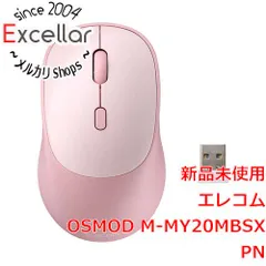 [bn:17] ELECOM製　OSMOD USB無線/Bluetoothマウス 4ボタン Mサイズ　M-MY20MBSXPN　ピンク