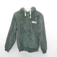 ◇ CONVERSE コンバース ALL STAR 起毛生地 フロントジップ 長袖 パーカー サイズM ブラック レディース （メンズ） E  【1307210017194】