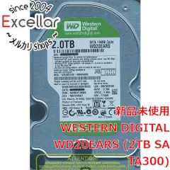 【中古3＋新品1・初期化済み】3.5インチHDD2TBｘ4台（WD20EARS） 中古3＋新品1・初期化済み】3.5インチHDD2TBx4台（WD20EARS） 【公式 内蔵型ハードディスクドライブ