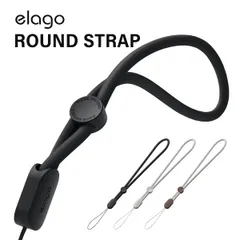 各種 スマートフォン ストラップ 落下防止 用 スマホ ストラップ 手首 リストストラップ おしゃれ かわいい シンプル スマホケース 対応 elago ROUND STRAP