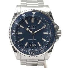 稼働品 GUCCI グッチ/DIVE/メンズクォーツ/136.3 - メルカリ