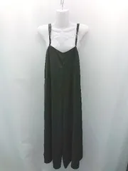 ◇ sonny label キャミソール サロペット ワイド カジュアル シンプル オーバーオール サイズFREE ブラック レディース E  【1307210026073】