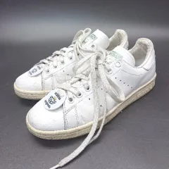 ◇ adidas アディダス スタンスミス レースアップ クマタグ S79591 スニーカー サイズ23.5 ホワイト/グリーン レディース E  【1307210030476】