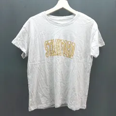 ◇ Samansa Mos カジュアル シンプル ラフ感 フロントプリント 半袖 Tシャツ サイズF グレージュ レディース E  【1307210031671】