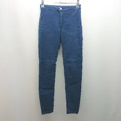 ◇ Bershka ベルシュカ カジュアル ストレッチ シンプル スキニー デニムパンツ サイズ24 ブルー レディース E  【1307210031640】