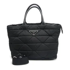 プラダ Re-Nylon スモールパデッド トート ショルダー バッグ 2WAY