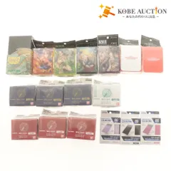 ■ デッキケース&スリーブ 17点セット まとめ売り ブシロード/ウマ娘 バンダイ/ワンピース ウルトラマン 等 カードシールド 未使用 未開封