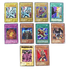 遊戯王カード 初期 EX ウルトラレア 青眼の白龍 スタジオダイス版 ブラックマジシャン バンダイ版 デーモンの召喚 計10点 レタパ
