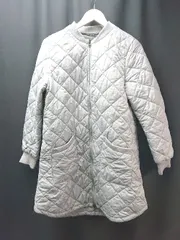 ◇ GIORDANO ジョルダーノ フロントファスナー ポケット ロング 冬物 長袖 コート サイズL グレー メンズ E  【1307210034016】