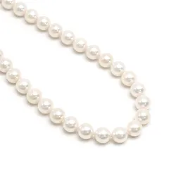 アコヤパールネックレス SILVER 約8.0-8.5mm ホワイト 1連
