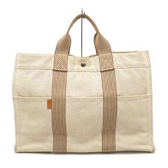 極美品 HERMES ニューフールトゥMM ベージュ系 クリーニング済み