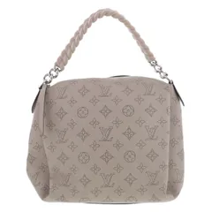 【値下げ】LOUIS VUITTON ルイ・ヴィトン バビロン チェーン BB マヒナ ハンドバッグ Ｍ51224 レディース モノグラムマヒナ スウェード ベージュ ブラウン 中古