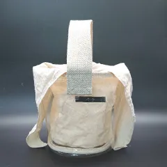 ◇ Another Edition アナザーエディション シンプル きれいめ カジュアル 無地 2way ハンドバッグ アイボリー レディース E  【1307210040444】