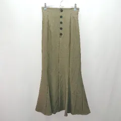 ◇ COCODEAL ココディール シンプル カジュアル きれいめ 無地 ロング丈 フレア スカート サイズ2 ブラウン レディース E  【1307210041243】