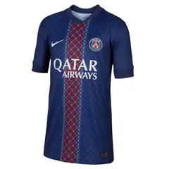 ナイキ NIKE  ジュニア パリ サンジェルマン (PSG) 2025/26 スタジアム ホーム  JR サッカー レプリカウェア  25AW(HJ5293-411)、411(ネイビー)