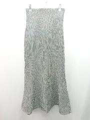 ◇ ◎ ●未使用● natural couture 千鳥柄 きれいめ ロング丈 フレア スカート サイズS ブラック/ホワイト レディース E  【1307210040864】のサムネイル