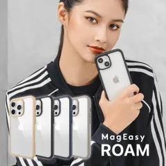 iPhone15ProMax 耐衝撃 ケース 米軍 MIL規格 耐衝撃ケース 側面 落下防止 TPU クリアケース iPhone15 ProMax アイフォン15 プロマックス 対応 MagEasy ROAM