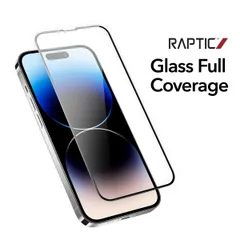 iPhone15 / iPhone15Pro ガラスフィルム 9H 強化ガラス 指紋 防止 高透過率 保護フィルム Apple iPhone15 Plus / ProMax 対応 RAPTIC Glass Full Coverage