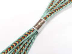 【一輝堂】和装小物 帯締め 帯締 平組 美品 25w12-14756
