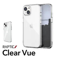 iPhone15 ケース 耐衝撃 米軍MIL規格 クリア 衝撃吸収 薄型 ストラップホール 付 スマホケース Apple iPhone 15 アイフォン15 対応 RAPTIC Clear Vue
