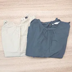 ◇ 《 LAKOLE ラコレ まとめ売り2点セット サイズS ギャザー 色違い ナチュラル シンプル ブラウス レディース 》 E  【1307210045302】