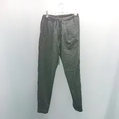 ◇ URBANRESEARCHDOORS ウエストゴム ストライプ柄 柄物 パンツ サイズ36 ブラック レディース E  【1307210048655】