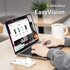 MacBook Air M4 M3 M2 15インチ 保護フィルム アンチグレア フィルム 反射防止 クリア 画面フィルム MacBookAir 15 2025 2024 2023 対応 SwitchEasy EasyVision