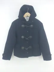 ◇ HARE ハレ ウール混 ジップアップ 長袖 ダッフル コート サイズS ネイビー系 レディース P  【1307250005601】