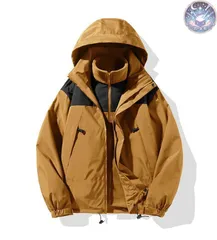 新品 未使用 3wayマウンテンパーカー アウトドアジャケット メンズ 登山ウェア 冬服 フリースライナー付き 脱着可　 ブルゾン キャンプ 2点セット 防水 防風 レディース