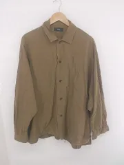 ◇ HARE ハレ カジュアル シンプル 長袖 シャツ サイズF キャメル メンズ P  【1307250011275】