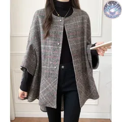 新品 未使用 アウター コート マントコート  レディース ファッション 秋冬 マントデザイン