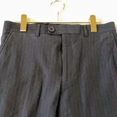 URBAN RESEARCH アーバンリサーチ 美脚スリム ピンストライプスラックス S相当 グレー