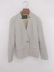 ◇ green label relaxing UNITED ARROWS 1B オフィスカジュアル 長袖 ジャケット サイズ36 サンドベージュ系 レディース P  【1307250020260】