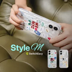 iPhone 16 ケース MagSafe 対応 クリア オシャレ イラスト アート 耐衝撃 おしゃれ マグセーフ スマホケース iPhone16 アイフォン 16 対応 SwitchEasy Style M